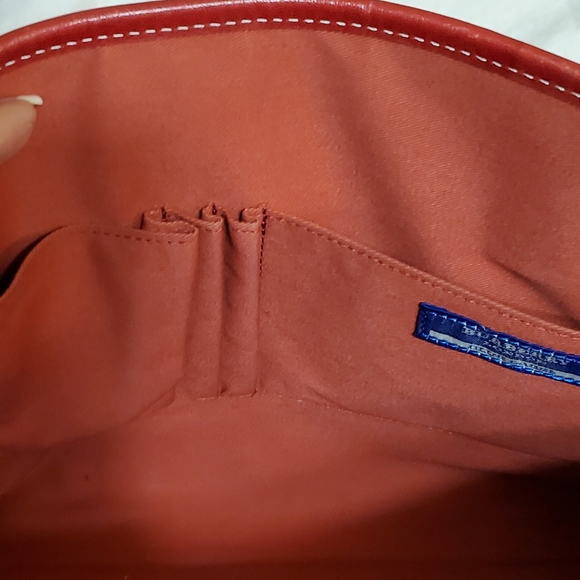 Burberry Tote. Blue Label. Red/Cream Novacheck Pattern. - Picture 11 of 12